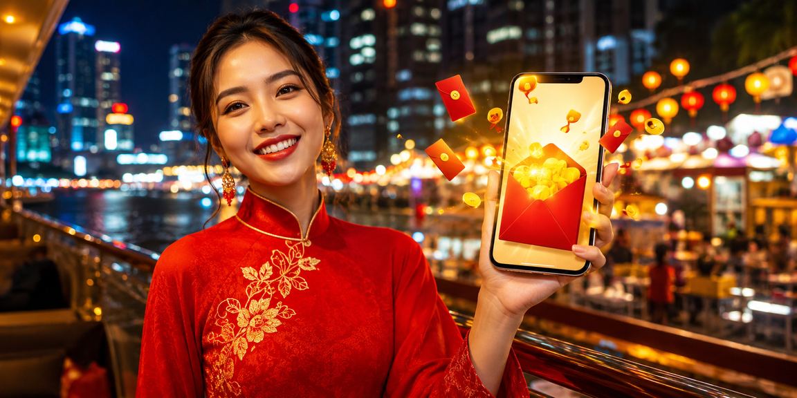 Không khí lễ hội và tiền thưởng đỏ theo phong cách Việt Nam – kết hợp cá cược và văn hóa địa phương tại TP.HCM